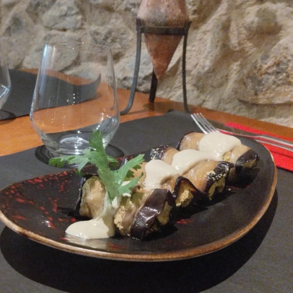 Rollitos de berenjena